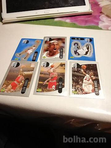 Sličice za zbiratelje od košarkaša Michael Jordan