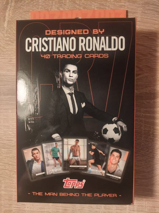 Topps Cristiano Ronaldo Set - Nov, neodprt - 1:20 ORIGINAL AVTOGRAM