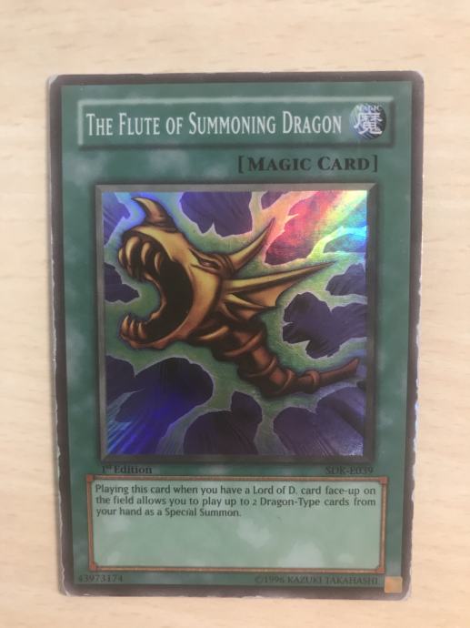 Yu-Gi-Oh! karta The Flute of Summoning Dragon 1. Edition SDK-E039