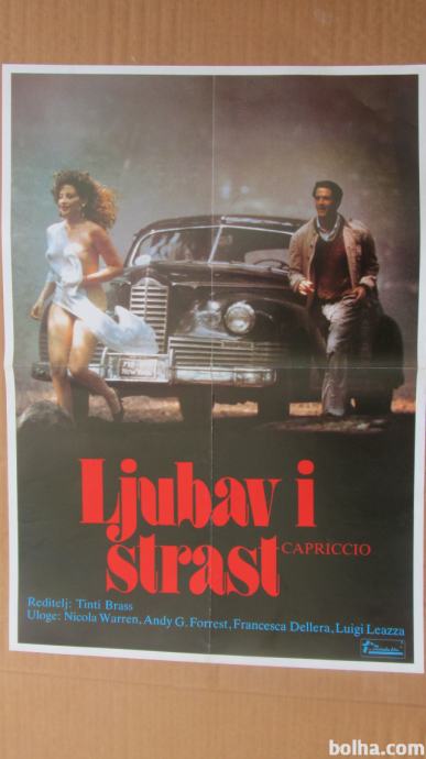 Filmski plakat-LJUBAV I STRAST