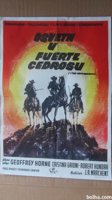 Filmski plakat-OSVETA U FUERTE CEDROSU