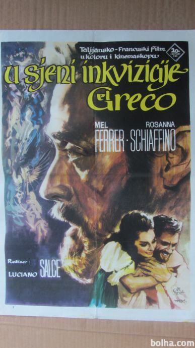 Filmski plakat-U SJENI INKVIZICIJE EL GRECO