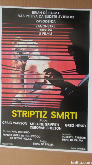 Filmski plakat-STRIPTIZ SMRTI
