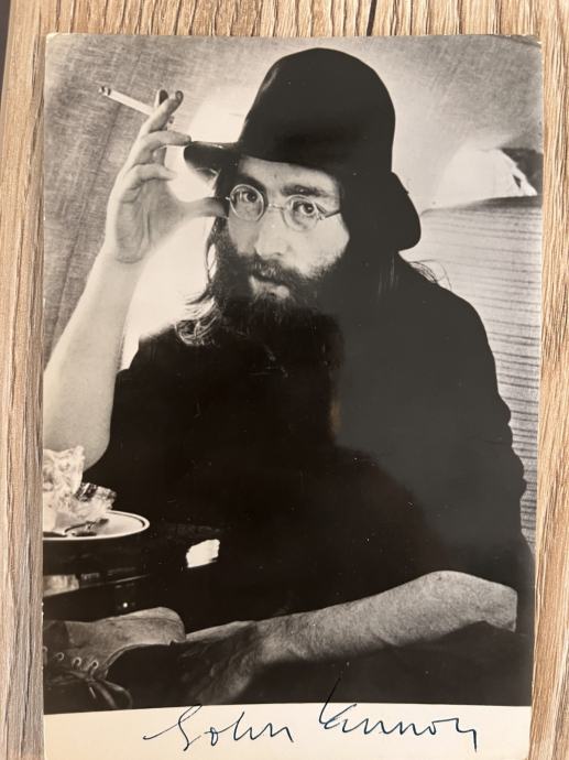 Podpisana slika John Lennon