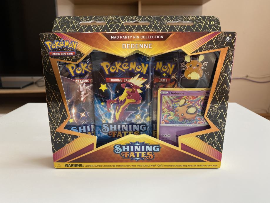 Pokemon Shining Fates Mad Party Tin Collection