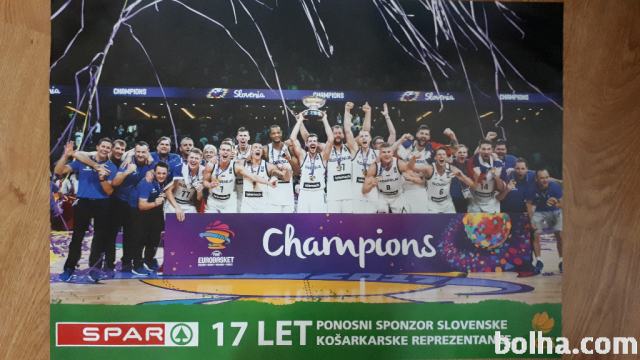 Slovenska košarkarska reprezentanca EuroBasket 2017 (poster)