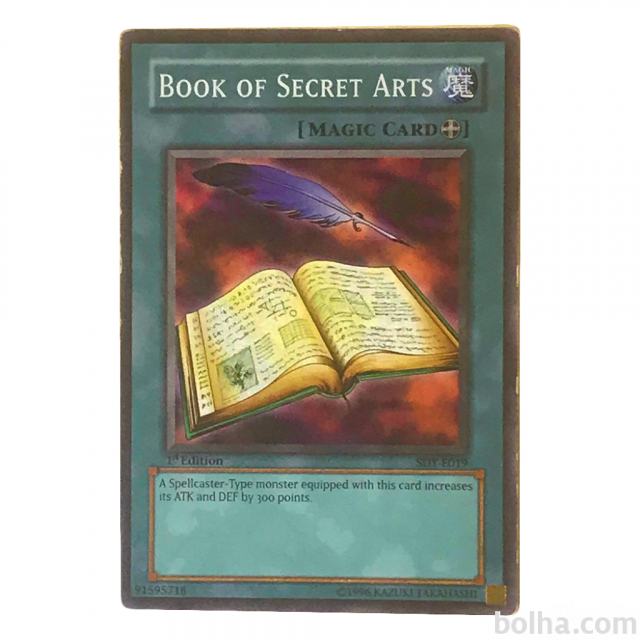 Yu-Gi-Oh! karta Book of Secret Arts 1st Edition SDY-E019