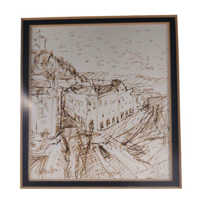 (8128) Grafika Jordan GROZDE; Tromostovje 26.5 x 26cm