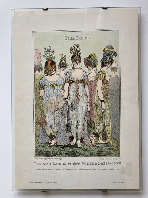 Isaac Cruikshank PERSIAN LADIES WINTER DRESS 1800