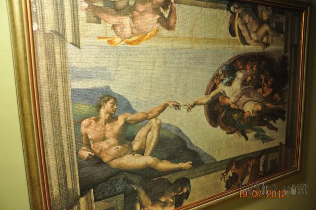 Slika Stvarjenje Adama - Michelangelo