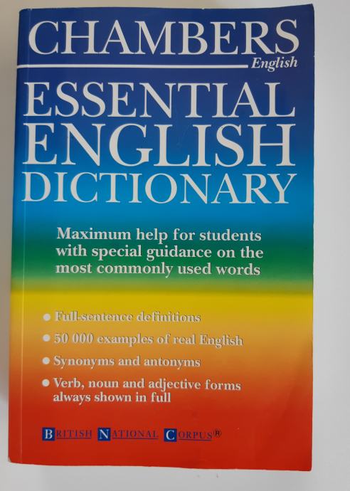 Angleško-angleški slovar - Chambers essential English dictionary