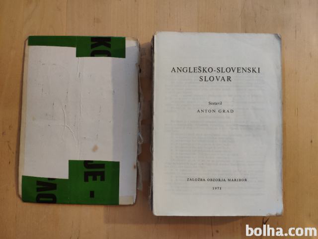 Angleško-slovenski slovar, 1971