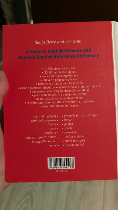 Angleško-slovenski slovar (2x)