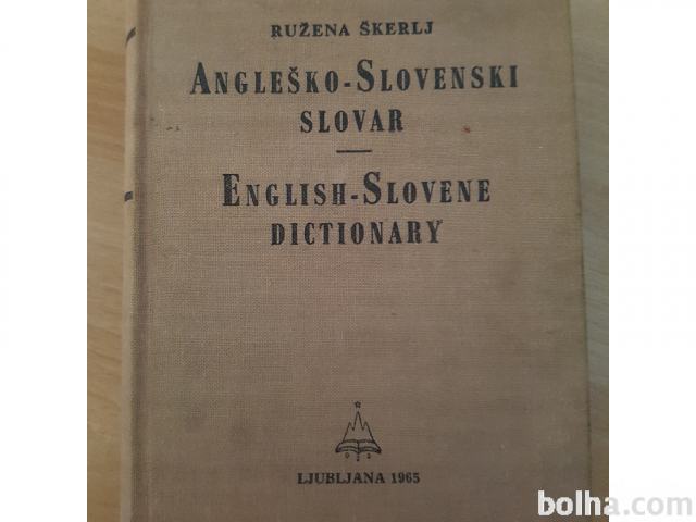 Angleško-slovenski slovar Ptt častim
