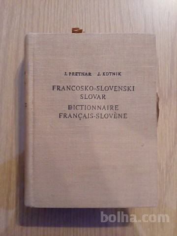 FRANCOSKO-SLOVENSKI SLOVAR Dzs 1969