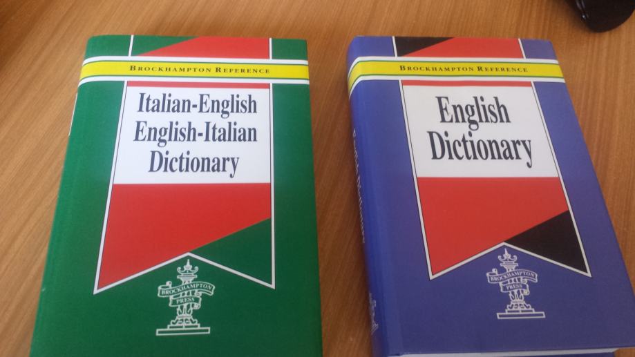 ITALIAN - ENGLISH  ENGLISH - ITALIAN AND ENGLISH DICTIONARY  BROCKHAMP