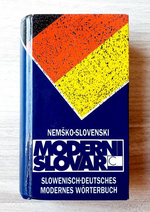 NEMŠKO - SLOVENSKI SLOWENISCH - DEUTSCHES MODERNI SLOVAR