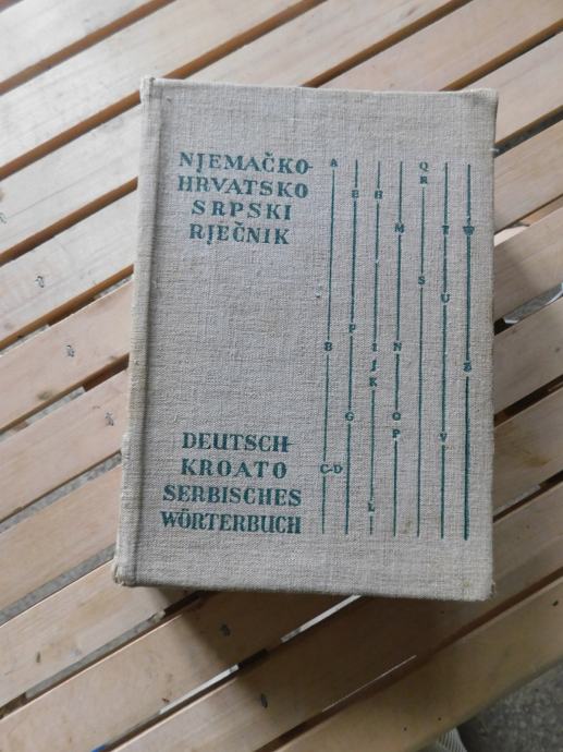Nemško- srbsko hrvaški slovar