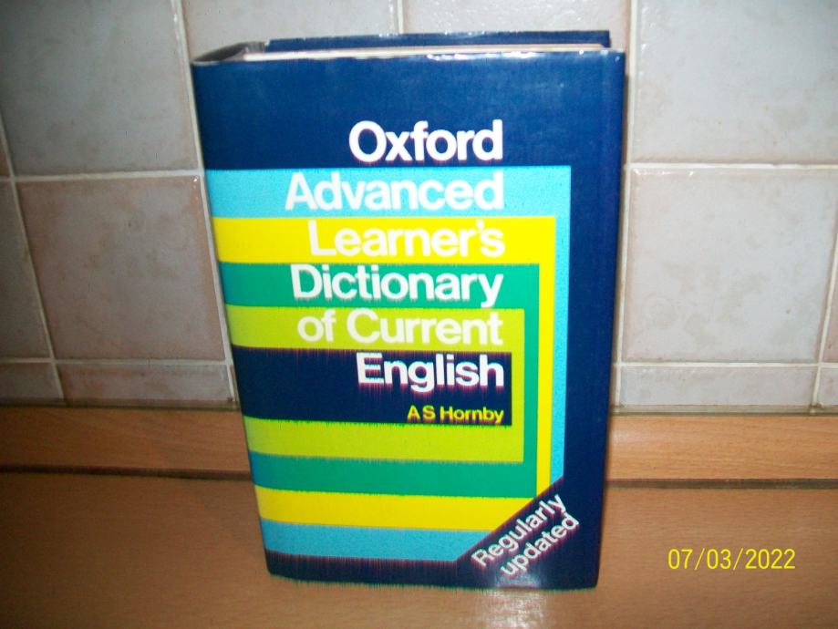 Oxford Advanced Learner's Dictionary of Current English - A S Hornby