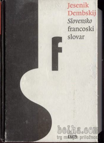 Slovensko francoski slovar - Jesenik Demskij
