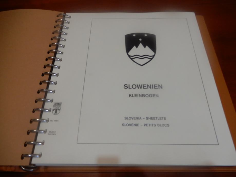 SLOVENIJA 1991-2005 ** LINDNER usnjena mapa in vložni listi **