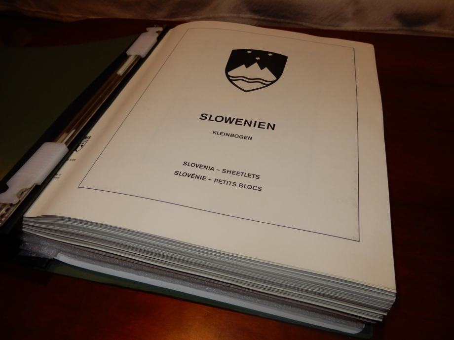SLOVENIJA 1991-2016 LINDNER VLOŽNI LISTI ZA MALE POLE ** 128 listov