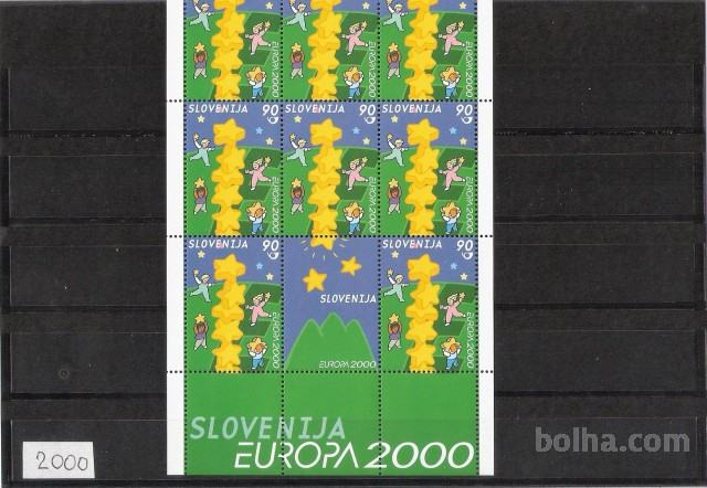 SLOVENIJA 2000 - mala pola EUROPA