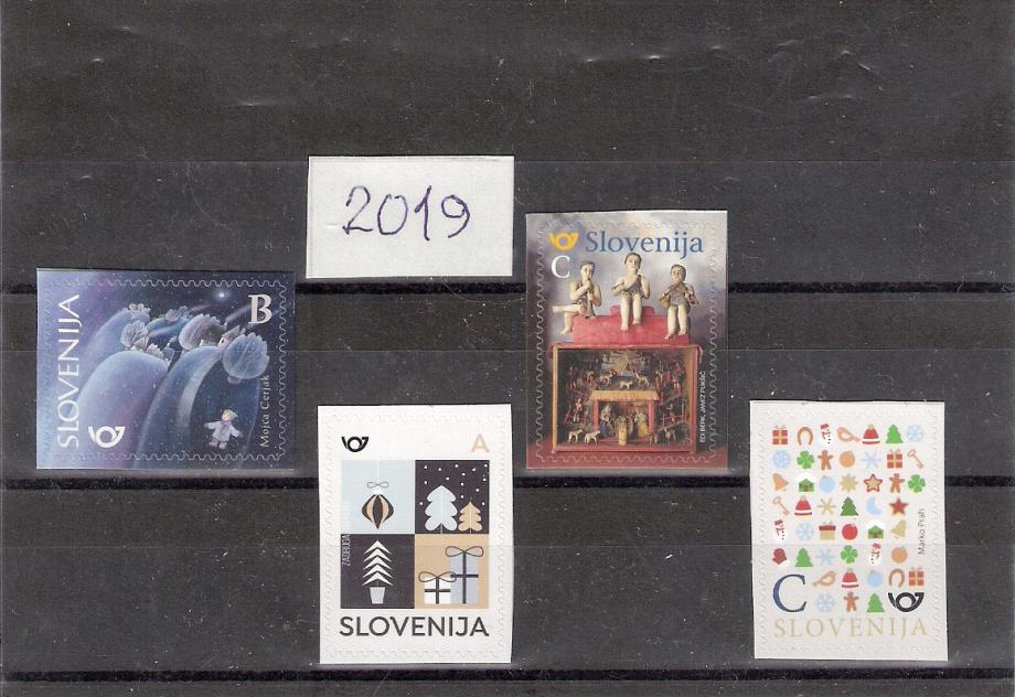 Slovenija 2019 - znamke Novega leta in Božič.