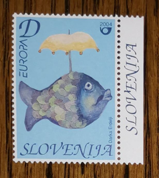 Slovenija 473 EUROPA riba dežnik nežigosana ** (max) ** (max)