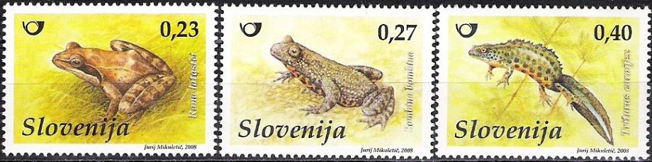 Slovenija 685 687 živali Laška žaba Nižinsko urh veliki pupek ** (max)