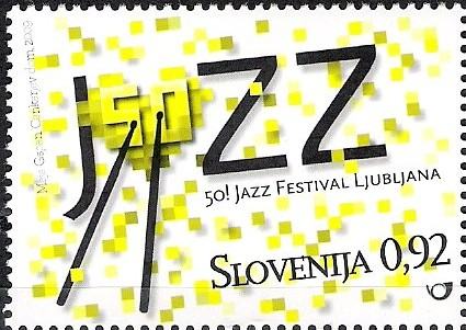 Slovenija 734 JAZZ festival Ljubljana nežigosana ** (max)