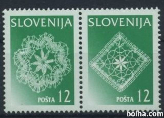 Slovenija Čipke 12 sit fosforni nanos 1996 MNH nežigosane