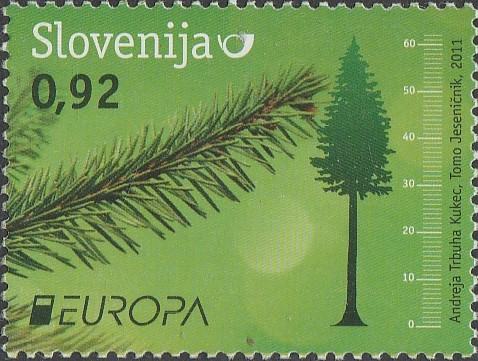 SLOVENIJA - (MI.898)  EUROPA CEPT 2011