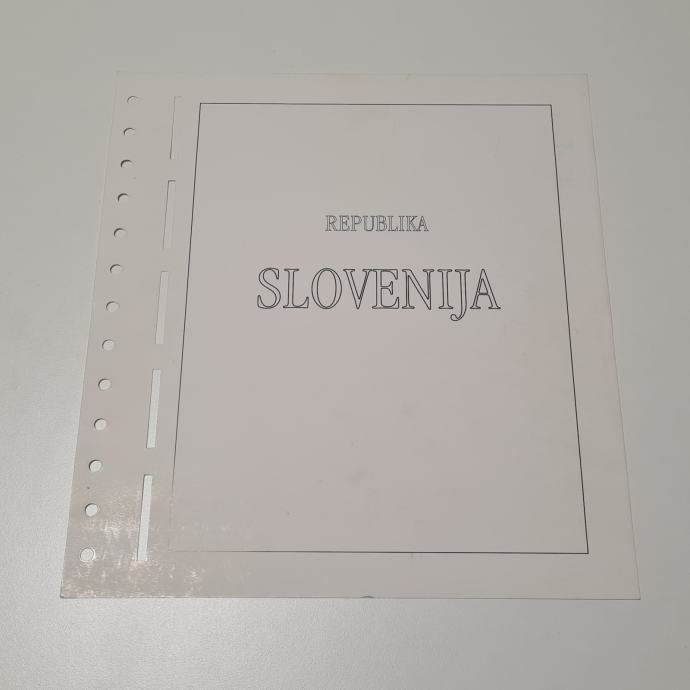 Zbirka (nepopolna) slovenija 91-97, na listih, žigosane