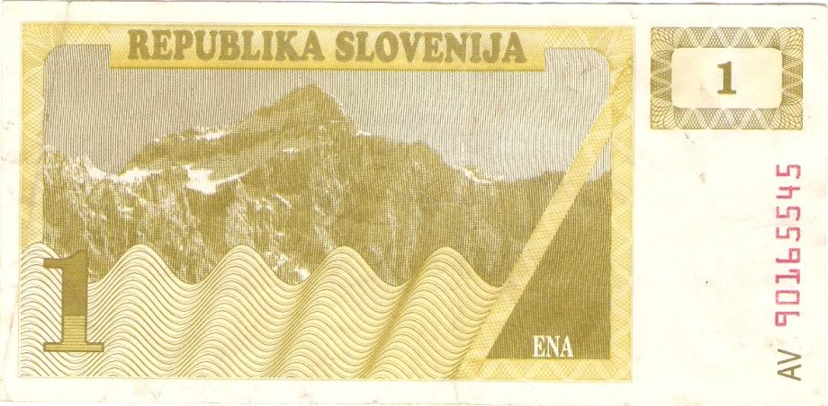 BANKOVEC 1 bon 1990 Slovenija