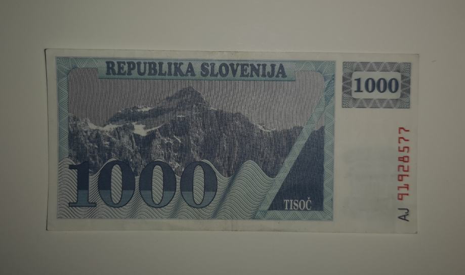 BON 1000 TOLARJEV 1990