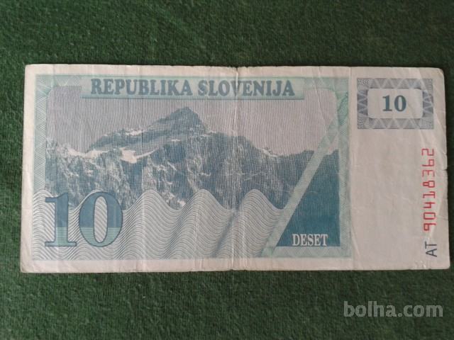 Slovenija BON 10 Sit