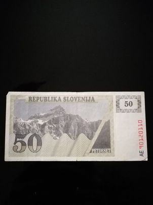 Slovenija - Bon 50 tolarjev