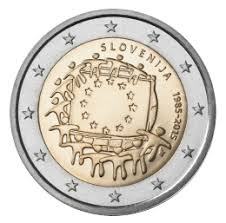 2 EUR kovanec 30. obletnica zastave Evropske unije 2015 (trezor)