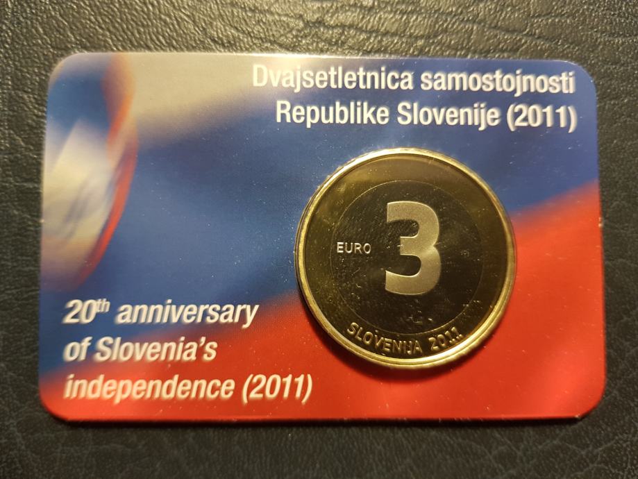 3 EURO KARTICA SPOMINSKI 2011
