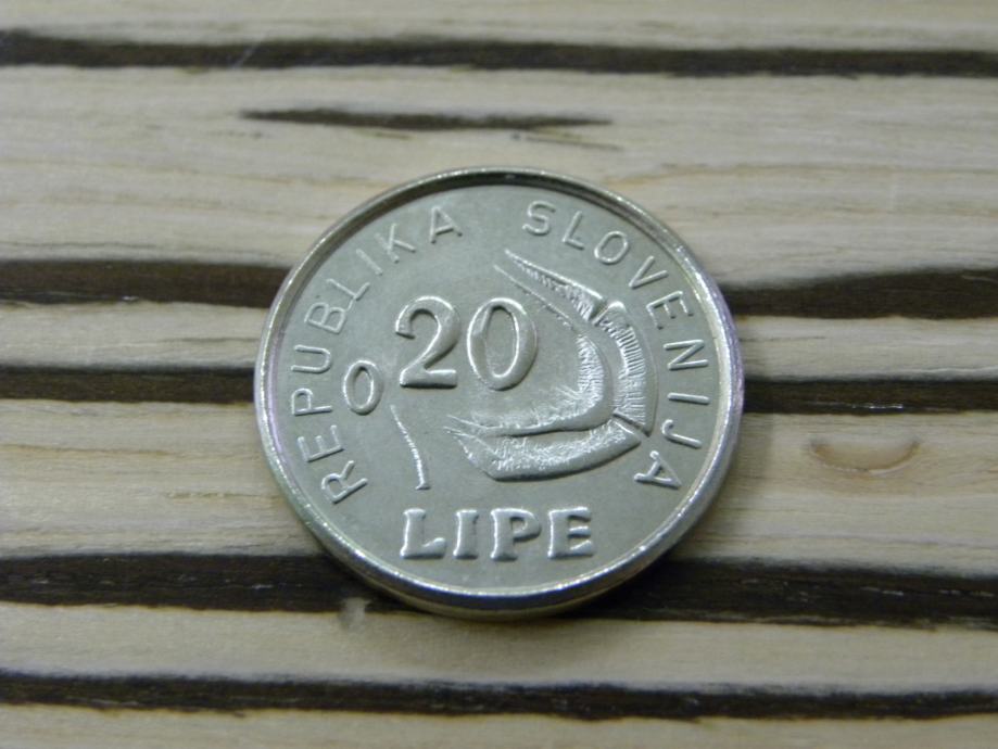 Slovenija 0,20 lipe 1991 - UNC
