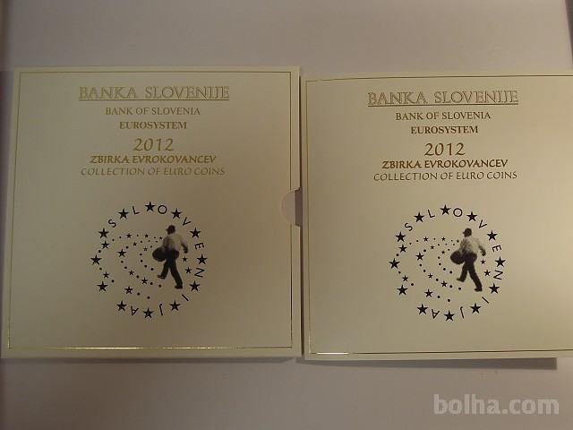 Slovenija 2012 bančni set Proof