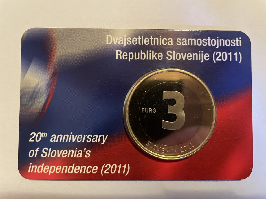 Slovenija 3€ 2011-Samostojnost