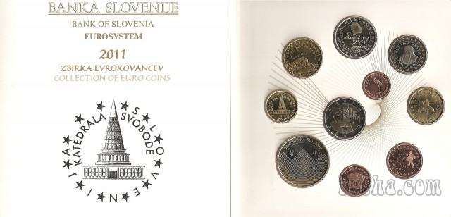 Slovenija EURO set 2011 PROOF