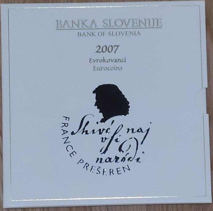 Slovenski evro kovanci 2007