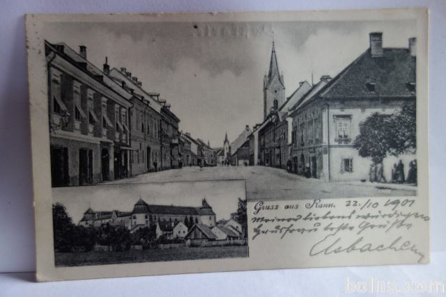 Brežice z gradom 1901