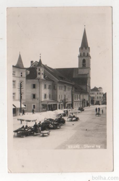 KRANJ 1937 - Glavni trg