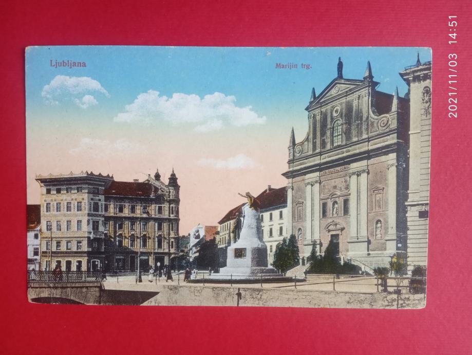 Ljubljana,Laibach,Prešernov spomenik,Marijin trg