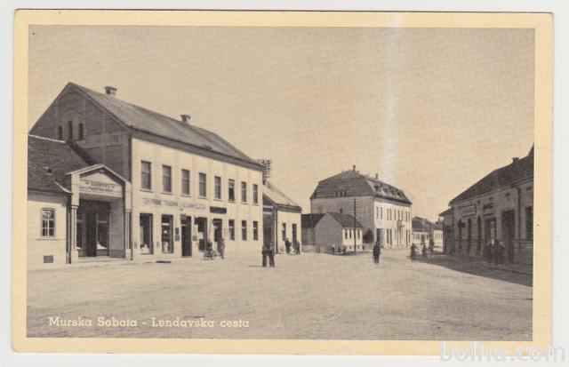Murska Sobota, Lendavska cesta 1938