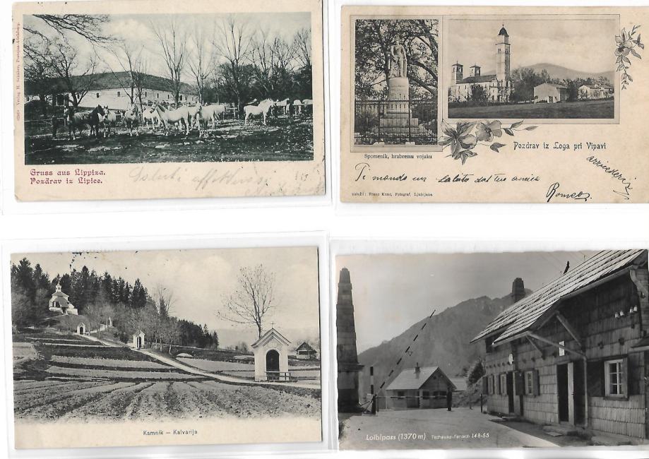 Prodam stare razglednice slovenskih krajev